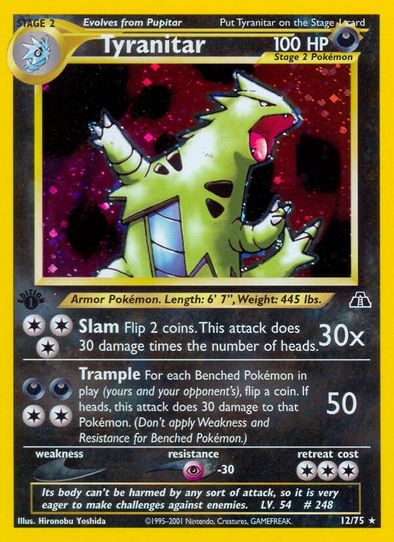 Tyranitar (12/75) [Neo Discovery]