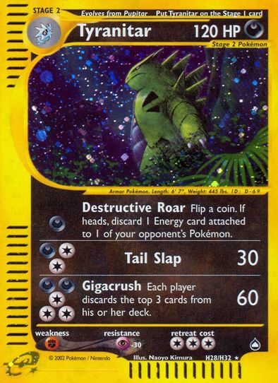 Tyranitar (H28) [Aquapolis]
