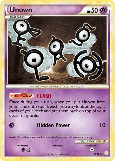 Unown (55/102) [HeartGold SoulSilver]