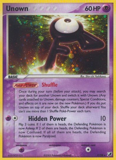Unown (F) (F/28) [Unseen Forces]