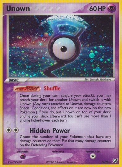 Unown (G) (G/28) [Unseen Forces]