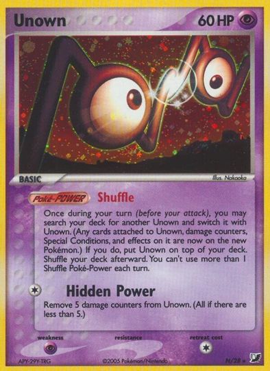 Unown (N) (N/28) [Unseen Forces]