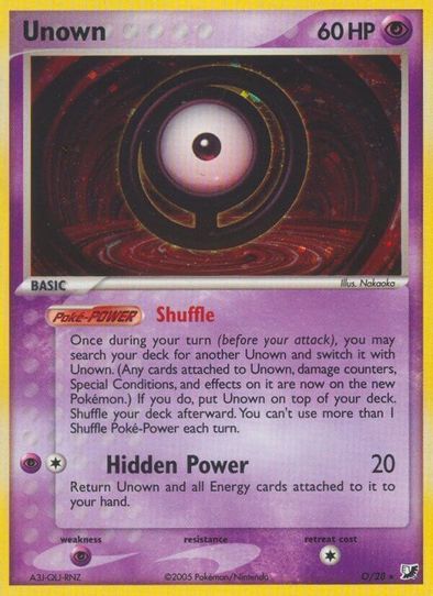 Unown (O) (O/28) [Unseen Forces]