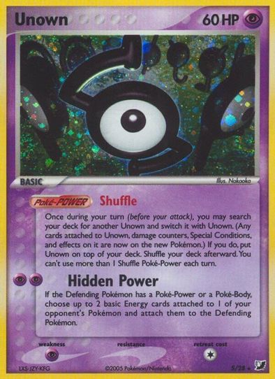 Unown (S) (S/28) [Unseen Forces]