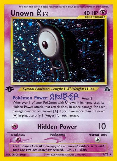 Unown [A] (14/75) [Neo Discovery]