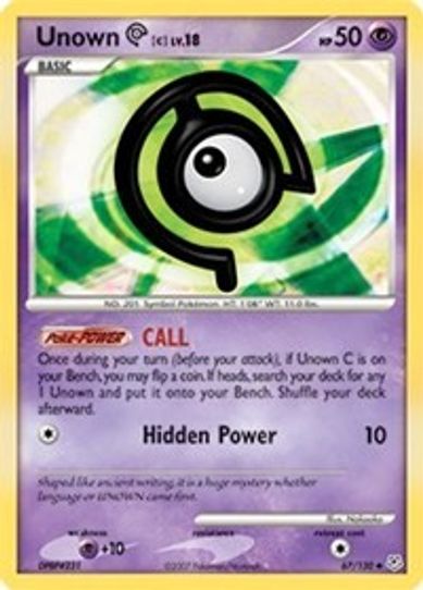 Unown [C] (67/130) [Diamond & Pearl: Base Set]