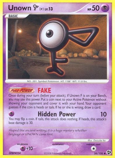 Unown [F] (56/106) [Great Encounters]