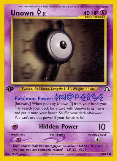 Unown [I] (68/75) [Neo Discovery]