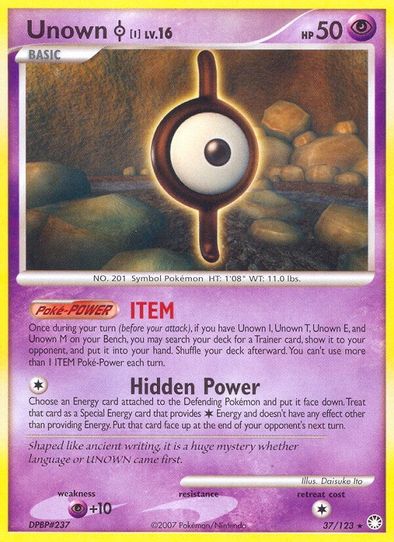 Unown [I] (37/123) [Mysterious Treasures]