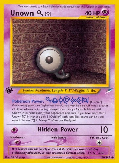Unown [Q] (59/105) [Neo Destiny]