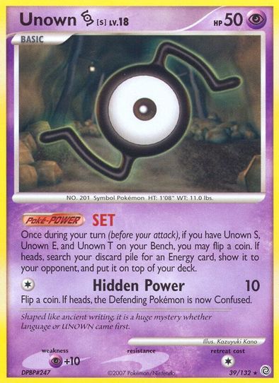 Unown [S] (39/132) [Secret Wonders]