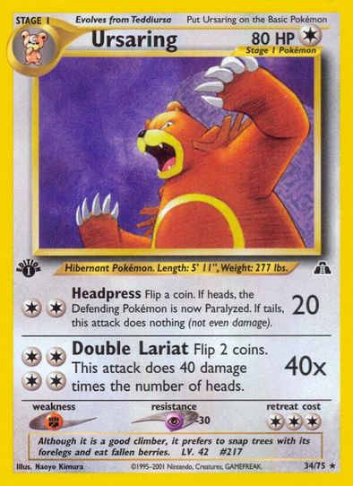 Ursaring (34/75) [Neo Discovery]