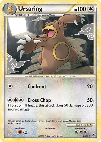 Ursaring (27/95) [Heartgold & Soulsilver: Unleashed]