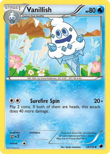 Vanillish (28/90) [HeartGold SoulSilver]