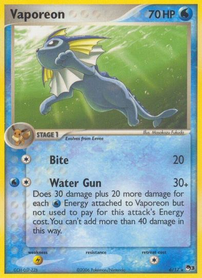 Vaporeon (6) [POP Series 3]