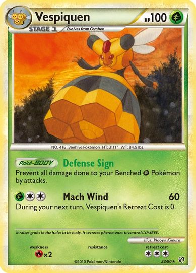 Vespiquen (23/90) [Heartgold & Soulsilver: Undaunted]