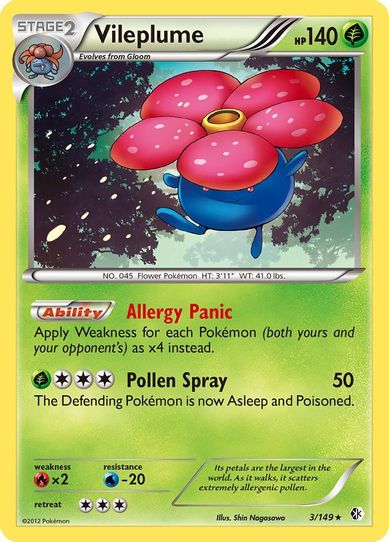 Vileplume (3/109) [Boundaries Crossed]