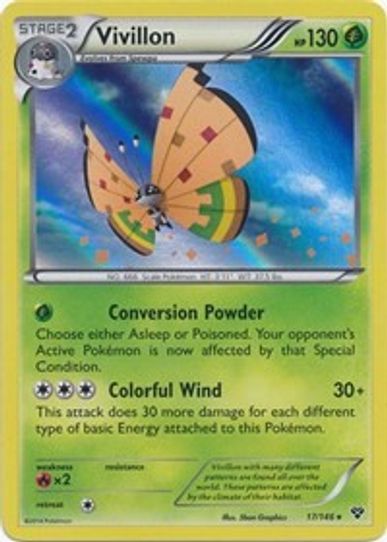 Vivillon (High Plains [Orange]) (17/146) [XY: Base Set]