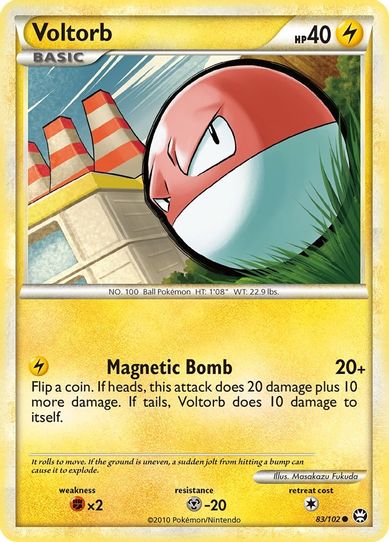 Voltorb (83/102) [Triumphant]