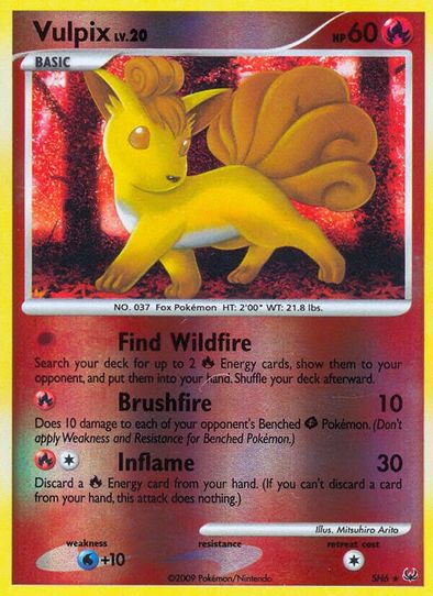 Vulpix (Shiny) (SH6/127) [Platinum: Base Set]