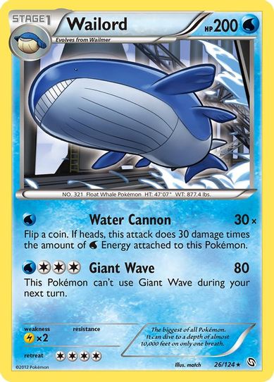 Wailord (26/124) [Dragons Exalted]