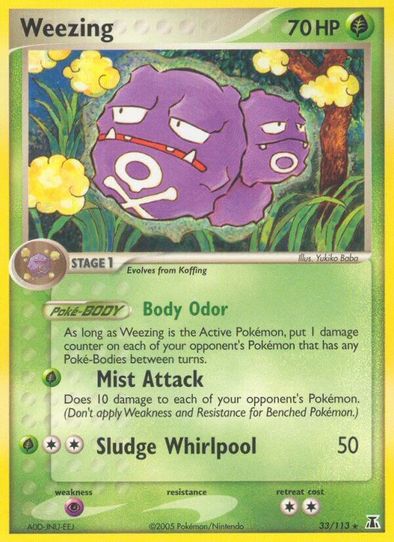Weezing (33/101) [Delta Species]