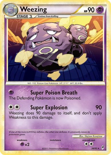 Weezing (38/95) [Call of Legends]