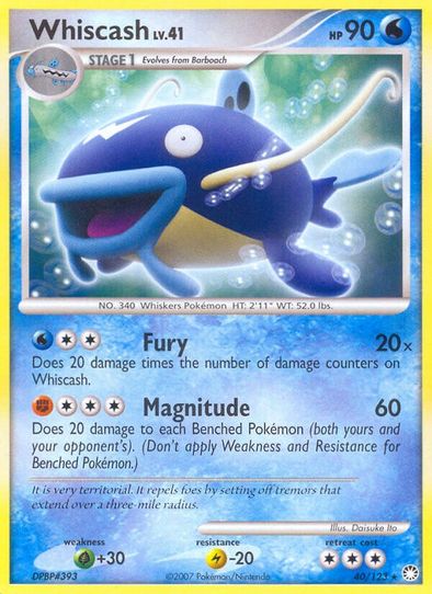 Whiscash (40/123) [Mysterious Treasures]