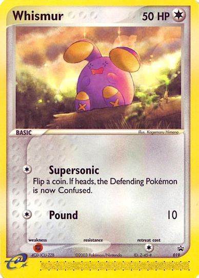 Whismur (Cosmo Holo) (19) [Nintendo Promos]