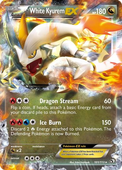 White Kyurem EX (101/113) [Legendary Treasures]