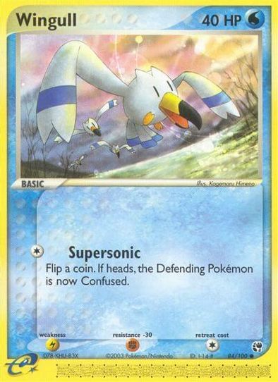 Wingull (84/100) [EX: Sandstorm]