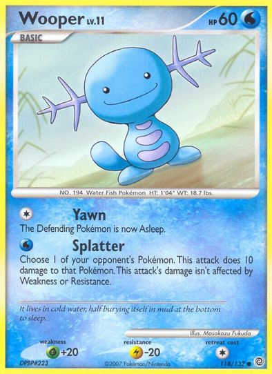 Wooper (118/132) [Secret Wonders]