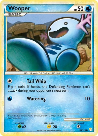 Wooper (88/102) [HeartGold SoulSilver]