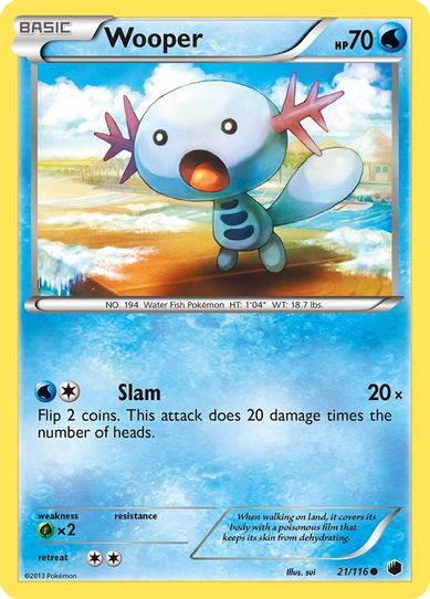 Wooper (21/90) [HeartGold SoulSilver]