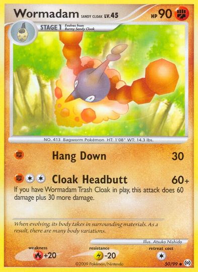 Wormadam Sandy Cloak (50/99) [Arceus]