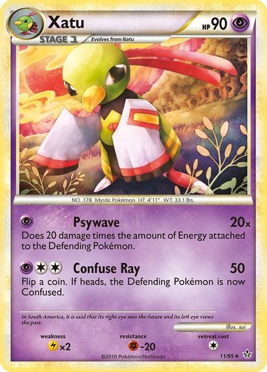 Xatu (11/95) [Heartgold & Soulsilver: Unleashed]