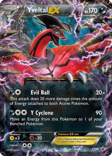 Yveltal EX XY08 [XY Promos]