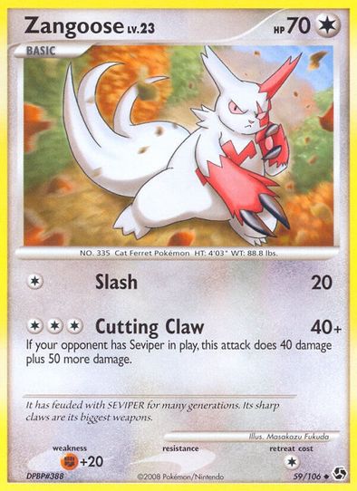 Zangoose (59/106) [Great Encounters]