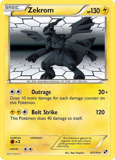 Zekrom (47/114) [Black and White]