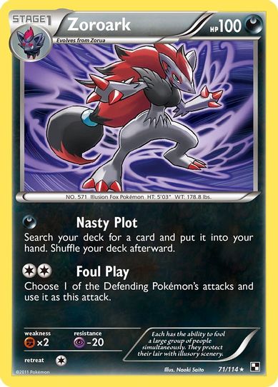 Zoroark (71/114) [Black and White]