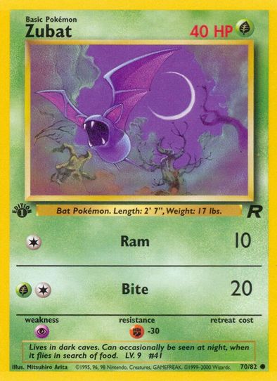 Zubat (70/82) [Team Rocket]