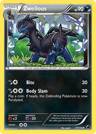 Zweilous (77/90) [HeartGold SoulSilver]
