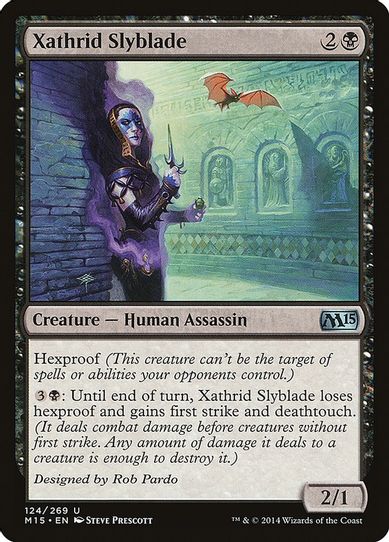 Xathrid Slyblade (124) [Magic 2015 (M15)]