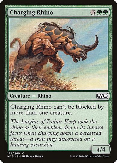 Charging Rhino (171) [Magic 2015 (M15)]