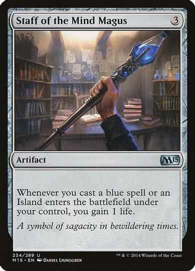Staff of the Mind Magus (234) [Magic 2015 (M15)]