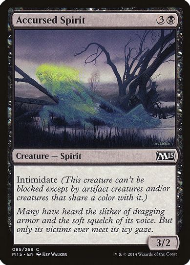 Accursed Spirit (85) [Magic 2015 (M15)]