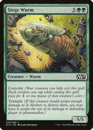 Siege Wurm (200) [Magic 2015 (M15)]
