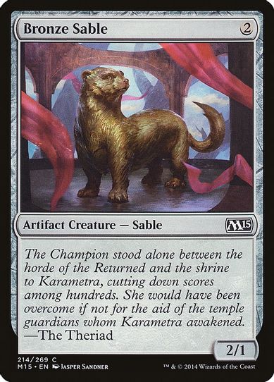 Bronze Sable (214) [Magic 2015 (M15)]
