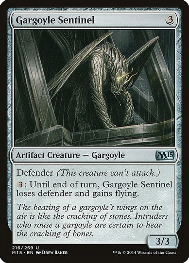 Gargoyle Sentinel (216) [Magic 2015 (M15)]