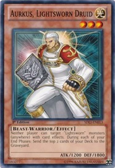 Aurkus, Lightsworn Druid (SDLI-EN013) [Structure Deck: Realm of Light]